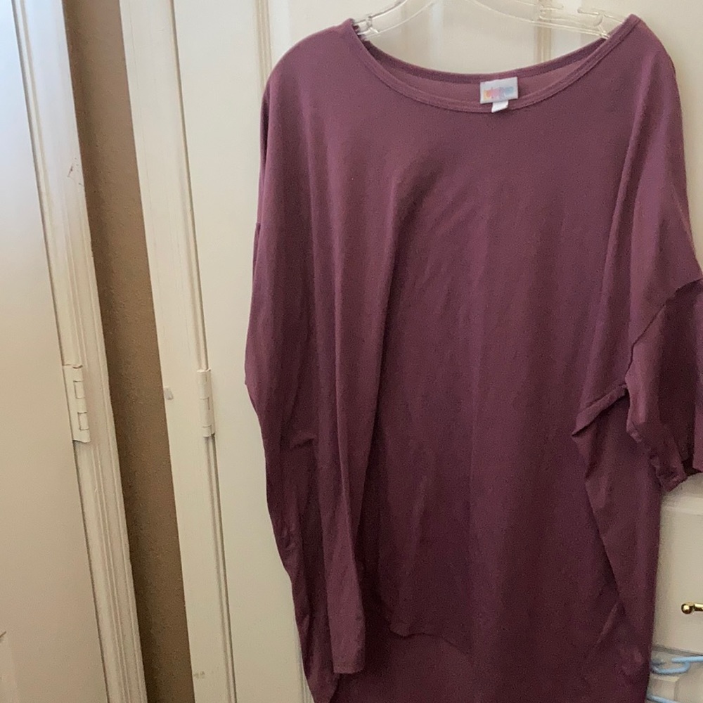 FINAL MARKDOWN Lularoe dropped shoulder tee xl